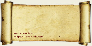 Lana Belić vizit kartica